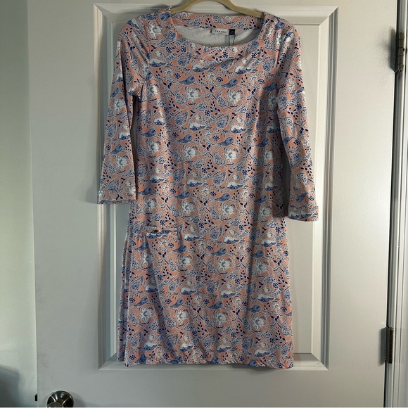 Cabana Life Shift Dress XS UPF 50+ Paisley Print Swim Dress CoverUp Beachwear - Picture 3 of 12